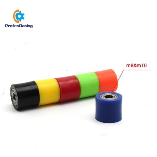 8mm 10mm Drive Chain Roller Pulley Wheel Slider Tensioner Wheel Guide For Pit Dirt Street Bike Motorcycle CRF YZF KLX RMZ EXC