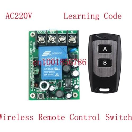 AC85V-280V 3000W Wide Voltage input Full RF Wireless Remote Control Switch Receiver Transmitter Big wiring terminal