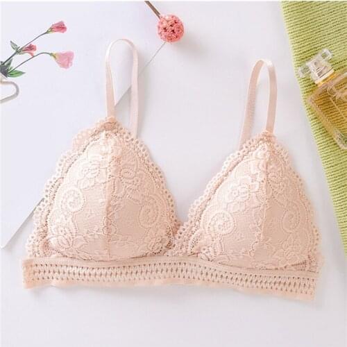 Push Up Bra Sexy Lace Bralette Women Wireless Underwear Lingerie Seamless Brassiere For Female Soft Breathable