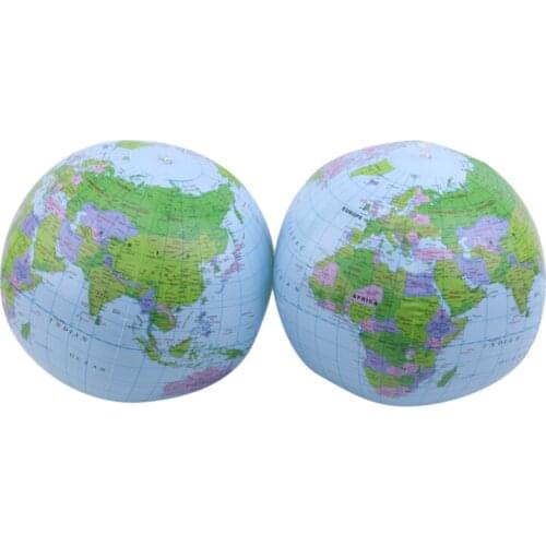 Baby Toys Inflatable World Globe Map Ball Early Education Geography Toys Map Balloon Beach Ball Toy For Children