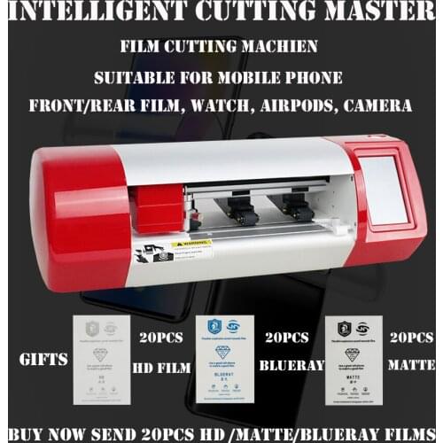 Flexible Hydrogel Film Screen Protector Intelligent cutting master For All Mobile Phone Front back glass watch Protective Film