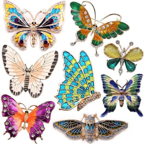 Броши бабочка на одежду ILYSY China At AliExpress