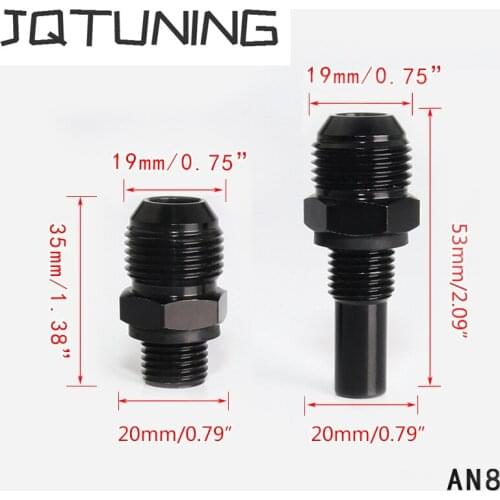 JQTUNING-6 AN6 AN8 x 1/4NPS 4L80E Transmission Oil Cooler Adapter Fittings 1997 - 2007