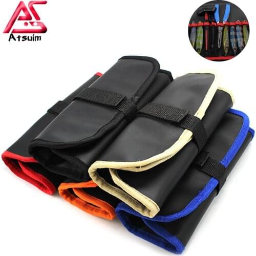 AS Fishing Lure Jig Bag Waterproof Polyester Lure Tool Accessory Bag Sea Fishing Lure Bag Metal Jig Protective Case Pockets Bags