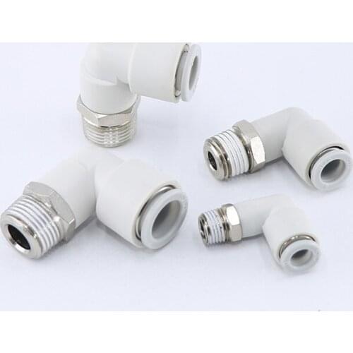 SMC type mini air pipe connector KJL4 / 04 KJL3 / 03 KJL6 / 06 KQ2L08 -M3 / M5 / M6 / 01