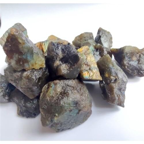 Natural Color Gloss Labradorite Stone Moonstone Gemstone Mineral Specimen for Jewelry Processing Home Decoration Accessories