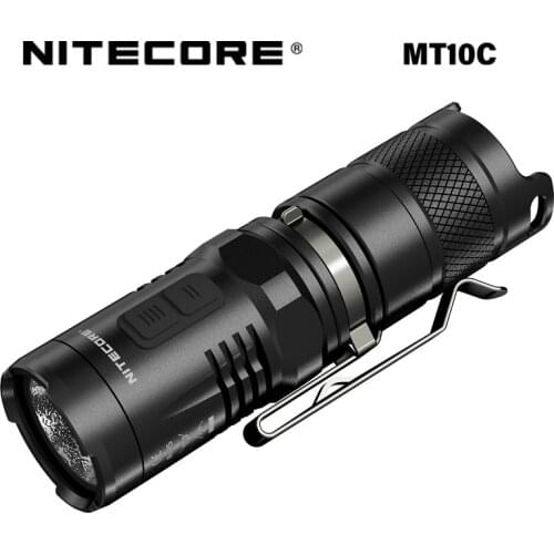 NITECORE MT10C 920 Lumen Multitask Tactical Flashlight Red Light Mode for Gear Search Outdoor Camping