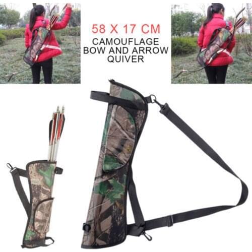 Portable Arrow Bag Back Separator Bow Outdoor Hunt Quiver Archery Holder Arrow Bow Waist Bag Target Archery Shooting Accessories