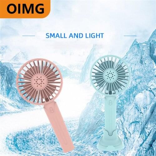 New Mini Portable Handheld USB Fan Rechargeable Appliances Desktop 3 Speeds Silent Student Indoor Outdoor Travel AirCooler Fan