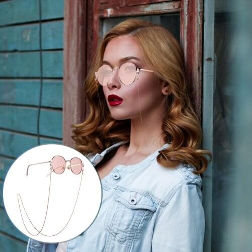 Anti-slip Sunglasses Lanyard Chains Women Pearl Eyewear Cords Holder Fashionable Anti-slip Glasses Part Neck Rope