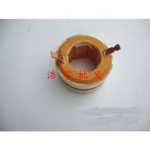 2KW 2.5KW 2.8KW 3KW motor rotor of generator slip ring sliding sleeve conductivity brass ring with carbon brushes