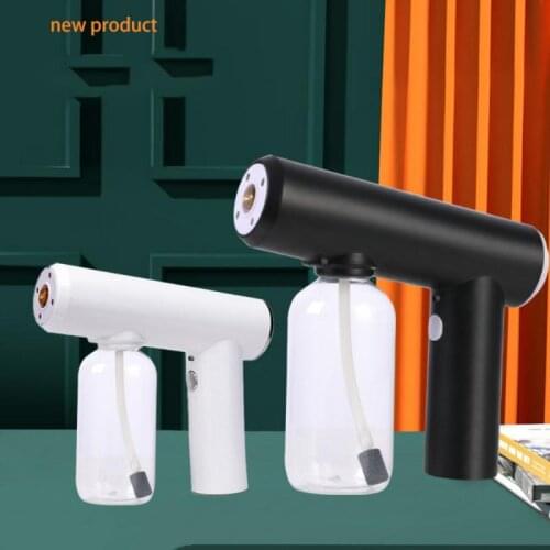 Handheld Electric Sanitizer Sprayer Spray Guns Blue Light Nano Steam Spray Gun Home Disinfection Machine Humidifier Atomizer