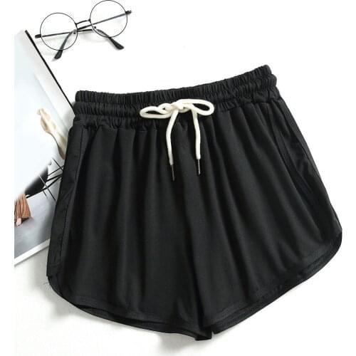 Women Shorts Casual Patchwork Fitness Workout Short Pants Summer Shorts Waistband Female Elastic Skinny Ladies Beach Home Short