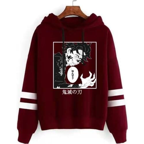 Demon Slayer Printed Sweatshirts Casual Hoodie Female Male Unisex Hoodies Women Men