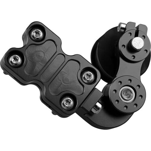 Universal Aluminum Motorcycle Chain Tensioner Portable Motorcycle Golden Aluminum Adjuster Chain Tensioner Bolt On Roller Tool