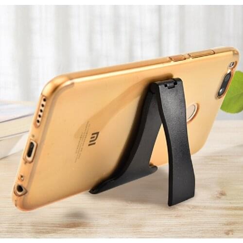 Universal Mini Phone Desk Holder Simple Stand Black
