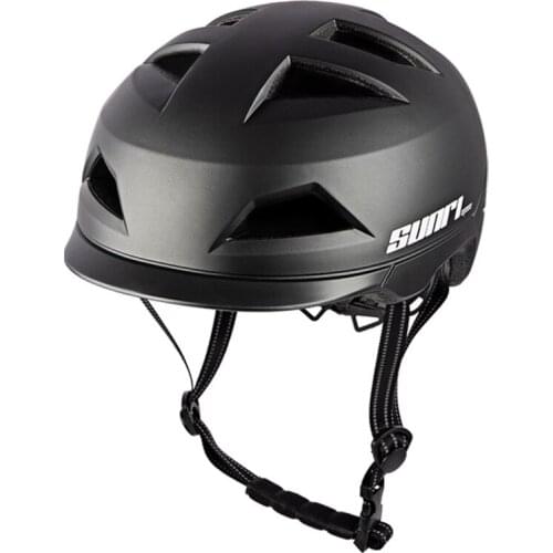 SUNRIMOON City Commuter Bicycle Helmet Summer Protection Hat Road Bike Safety Helmet Women Men Lightweight Cycling Helmet M/L