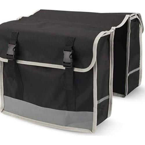 Waterproof mountain bike road bike double pannier rear bag bicycle saddle rack travel bag for Frame