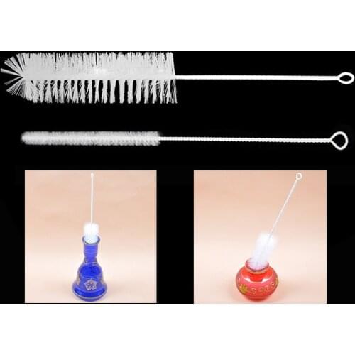 2Pcs Shisha Hookah Cup Brush Cleaner Clean Bottle Brushes Chicha Narguile Tobacco Pipe Cleaning Smoking Cigarette Accessories
