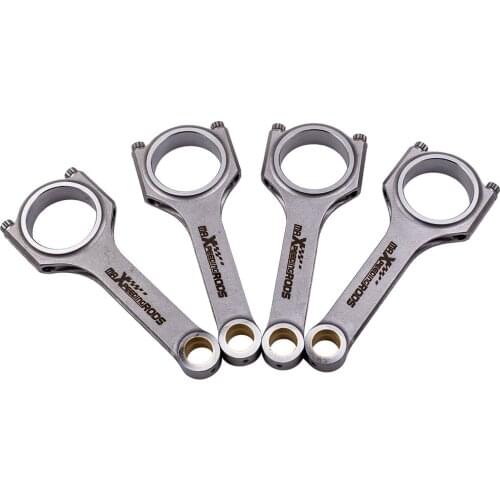 4340 Connecting Rods Conrod For VW Golf MK4 97-06 Gti 1.8T Turbo 19mm Tapper ARP2000 Bolts 800BHP