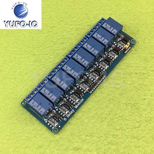 Free Ship 1PCS 8-Way Relay Module Low-Level Trigger Relay Control Panel with Coupler 12V Indicator Light Plc x-0.15