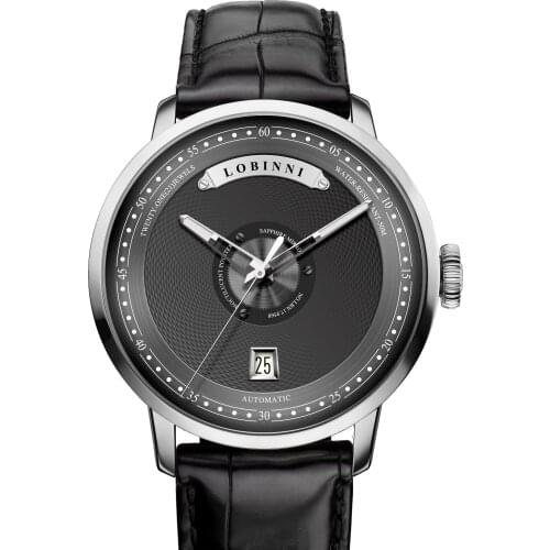 Men wrist watch,mens automatic watches LOBINNI man luxury self wind mechanical wristwatch Switzerland brand relogio waterproof