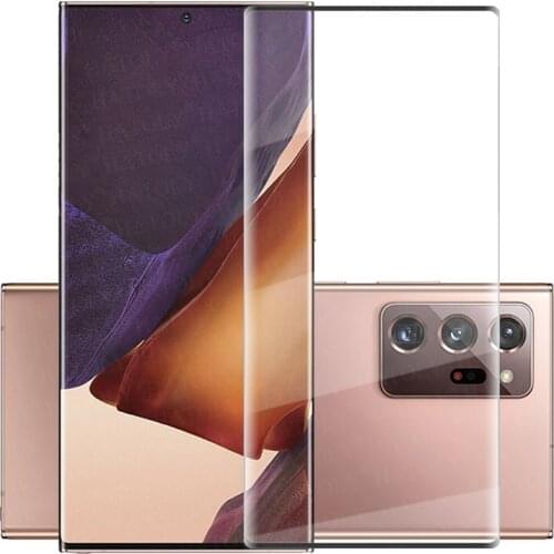 For Glass Samsung Galaxy Note20 Ultra Tempered Glass 3D Full Curved Cover Screen Protector Glass For Samsung Note 20 Ultra S20