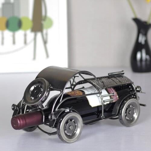 Elegant And Delicate Retro classic car metal wine rack for gift home decoration /Fashion bar wine holder /whiskey stones