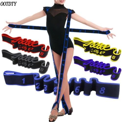 Gymnastics Adult Latin Training Bands Pilates Yoga Stretch Fitness Elastic Band