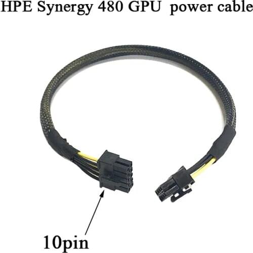 HPE Synergy 480 dedicated GPU power cable to V100/K80/P40/P100 graphics card power cable