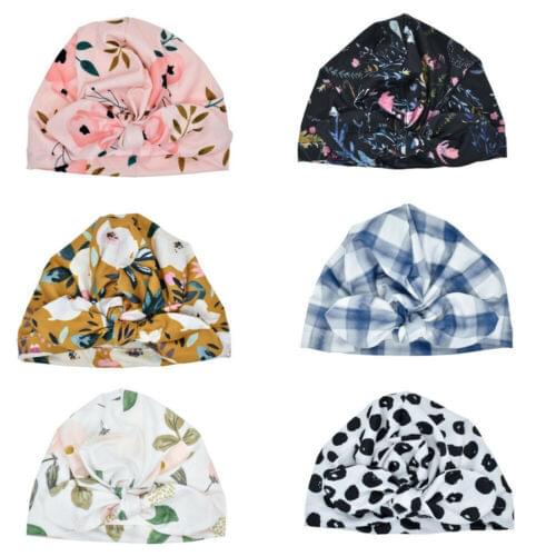 Citgeett Cute Baby Girl Turban Knot Head Wrap Cute Rabbit Ear Hat Bunny Ear Cap USA