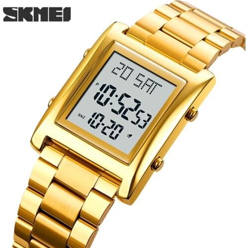 Mens Watches Fashion SKMEI Business Electronic Watch Led Light Chronograph Digital Clock Man Wristwatch For Gift reloj hombre