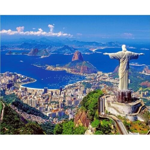 Diamond Painting Kits Ocean landscape Diamond Dotz Mosaic Embroidery Picture Crystal Rrhinestones Sticker Decal Wall Art Craft