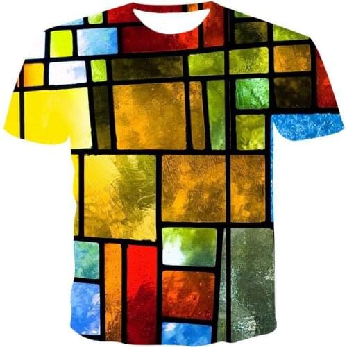 2020 3d Printing New T -Shirt Hip Hop Style 3d Printing 3d Printing Quick Drying T -Shirt Xxs -6xl