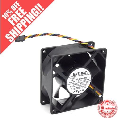 NEW NMB-MAT Minebea 3615ML-04W-B76DC 9238 12V cooling fan