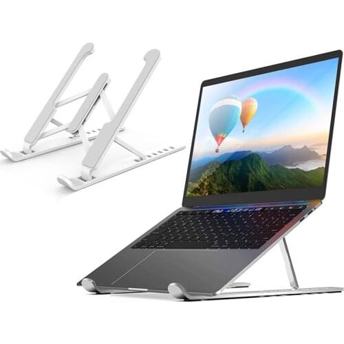 Portable Laptop Stand Cooling Pad Riser Foldable Support Base Notebook Stand For Macbook Pro Air iPad Pro Lapdesk PC Computer
