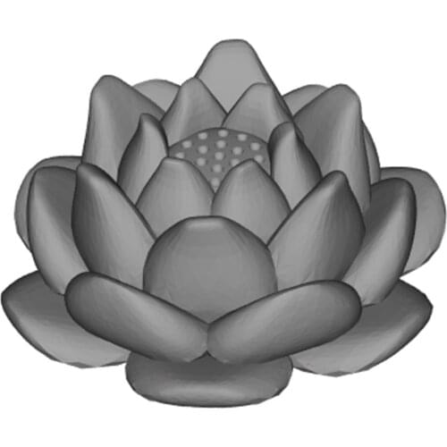 3D Lotus Silicone Candle Mold for Soap Candle Aroma Wax Molds Decorating Resin Epoxy Plaster Concrete Crafts Mould