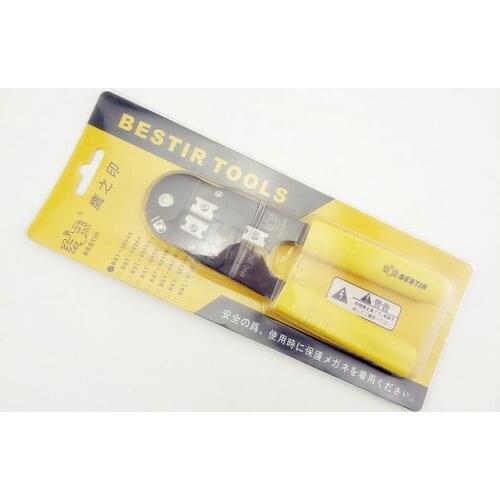 BESTIR taiwan high carbon steel PP RJ11 7.5"4 cores crimp terminal electronic cable tool plier NO.01111 freeship