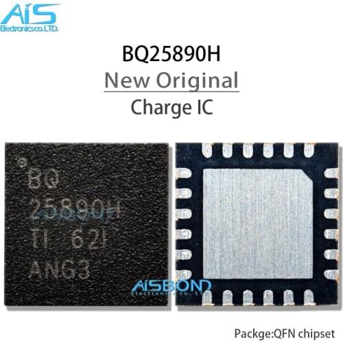 2pcs/lot 100% NEW Original BQ25890H Charger IC 25890H BQ25890HRGER QFN-24 USB Charging Chip