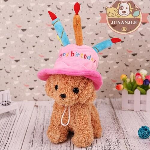 2021 Fashion Birthday Party Christmas Entertainment Prop Hat Pet French Bulldog Teddy Poodle Hat
