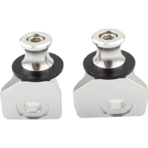 2x Chain Screw Rocker Reel Slider for Honda CB650R CBR650R 14-19 Dark Grey