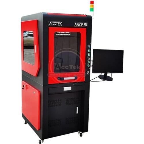 3D Deep Engraving on Round Surface Laser Marker Dynamic Fiber Laser Marking Machine