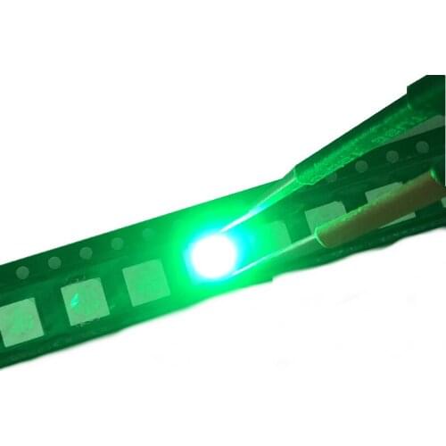 5050 SMD Green PLCC-6 3-CHIPS 9000 MCD Ultra Bright LED High quality light-emitting diodes 5050 Green LED 5050 Diodes 50PCS