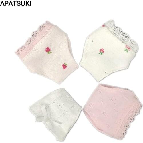 1:6 Doll Accessories Soft Underwear Briefs For Barbie Doll Clothes Knickers For 1/6 BJD Doll Underpant For Barbie Dollhouse Toys