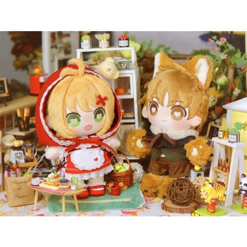 Cosmile Original Hand-Made Card Captor Sakura LI SYAORAN Plush 20cm Doll Clothes Suit Clothing Outfits Cosplay