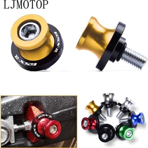 For Suzuki GSX-R GSXR 600 750 1000 K1 K2 K3 K4 K5 K6 K7 K8 K9 K11 Motorcycle Accessories Swingarm Spools Slider Stand Screws M8