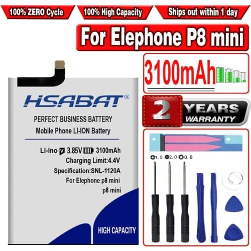 HSABAT Elephone P8 Mini Phone Batteries