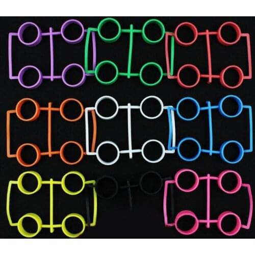 8Pcs(2 Sets) 1.8mm Thickness Rubber Tire Wheels Large Diameter Isometric Ultra-thin for Tamiya Mini 4WD Racing Car Tire