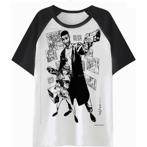 Leon the professional t shirt women cartoon tee clothing tops kawaii female harajuku graphic t-shirt femme tshirt K2587