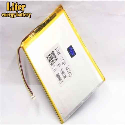 Plug 1.0-4P PC 3.7 V 3090130 5000mah Rechargeable 4000mah li-polymer battery